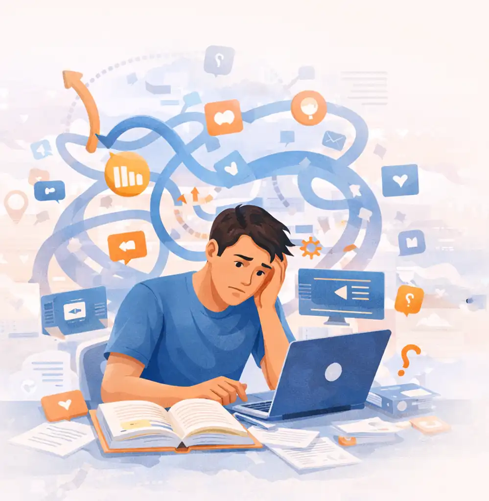 beginner confused about learning skills without a clear skill roadmap